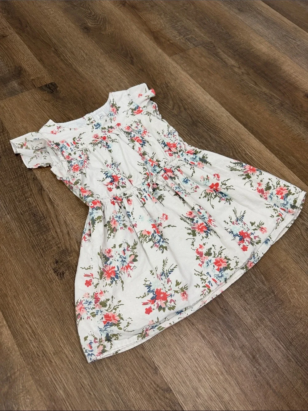 Baby Gap,Girls White Floral Summer Dress